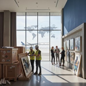 Fast Global Shipping for Hotel Designers: Receive Framed Art in Just 3–4 Weeks (Unframed in 3 Weeks) – Cut Delivery Time from 5 to 3 Weeks