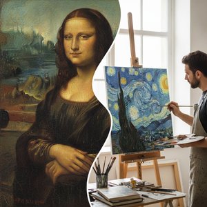 OriginalUniqueArt.com F.A.Q.: Original Masterpieces vs. Our Hand-Painted Oil Reproductions