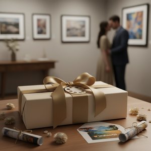 Un Toile d'Amour : Pourquoi l'Art est le Cadeau de Mariage Parfait
