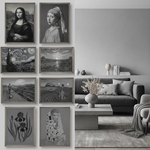 Gray Masterpieces: 10 Iconic Paintings & Timeless Home Decor Ideas