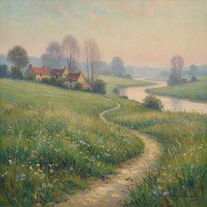 Whispers of the Meadow: Capturing the Serenity of the Quiet Countryside in Impressionist Masterpieces