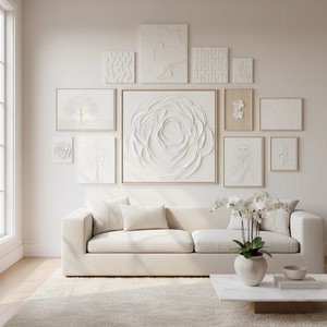 White on Canvas: 10 Masterpieces & Timeless Elegance for Your Home Decor