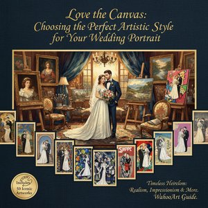 Love on Canvas: Choosing the Perfect Artistic Style for Your Wedding Portrait