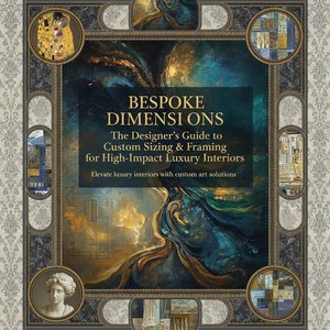 Bespoke Dimensions: The Designer's Guide to Custom Sizing & Framing for High-Impact Luxury Interiors