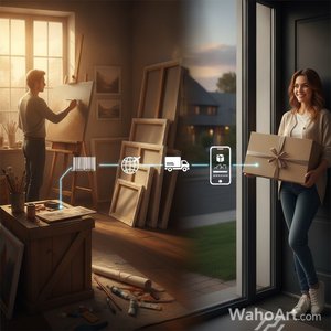 OriginalUniqueArt.com F.A.Q.: Track Your Order from Studio to Doorstep