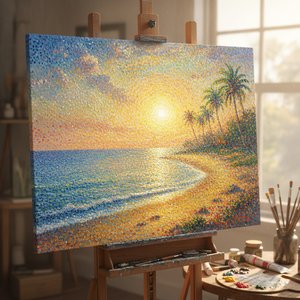 The Symphony of Dots: Unveiling the Luminous Magic and Optical Brilliance of Pointillism