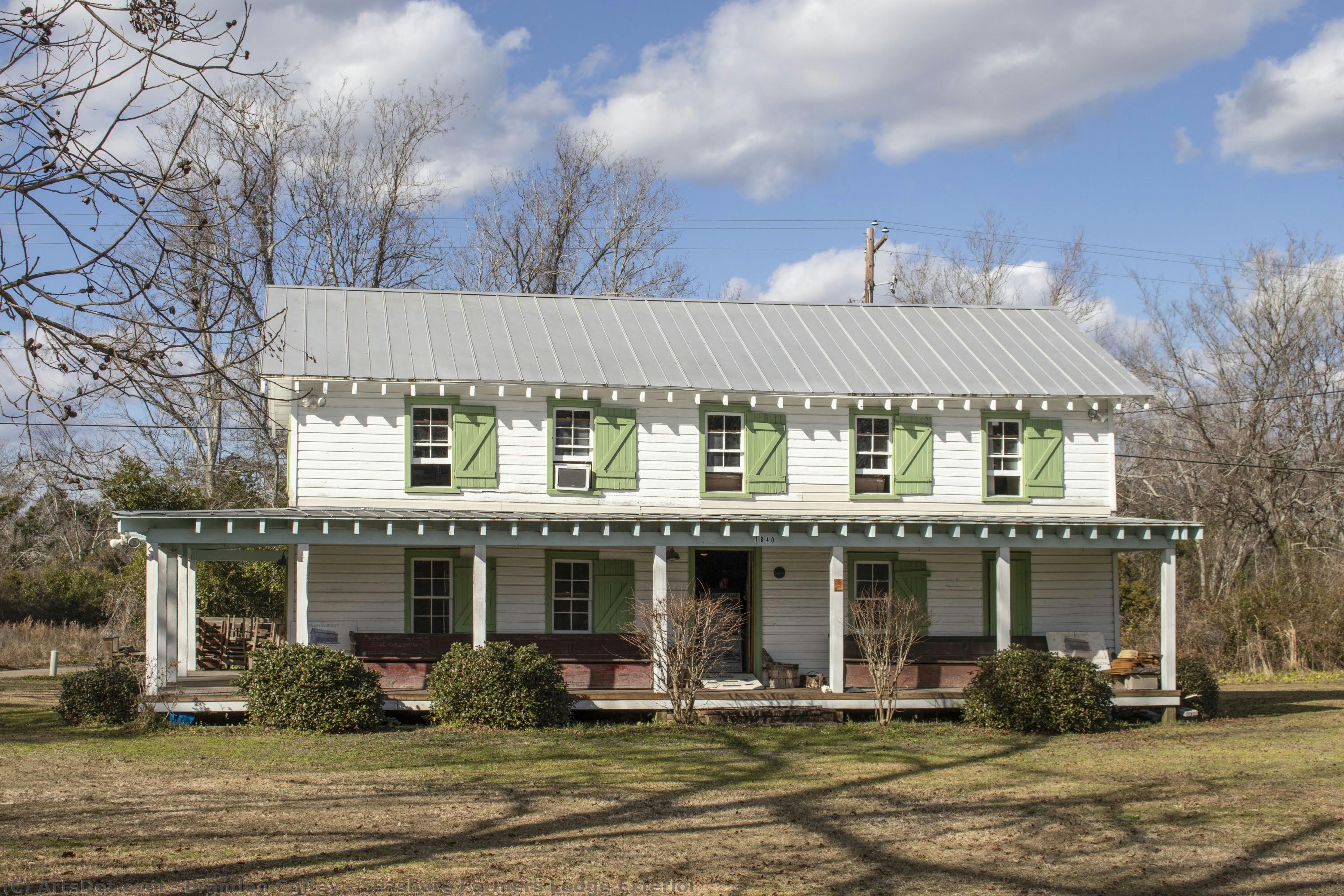Seashore Farmers Lodge Exterior — Brandon Coffey