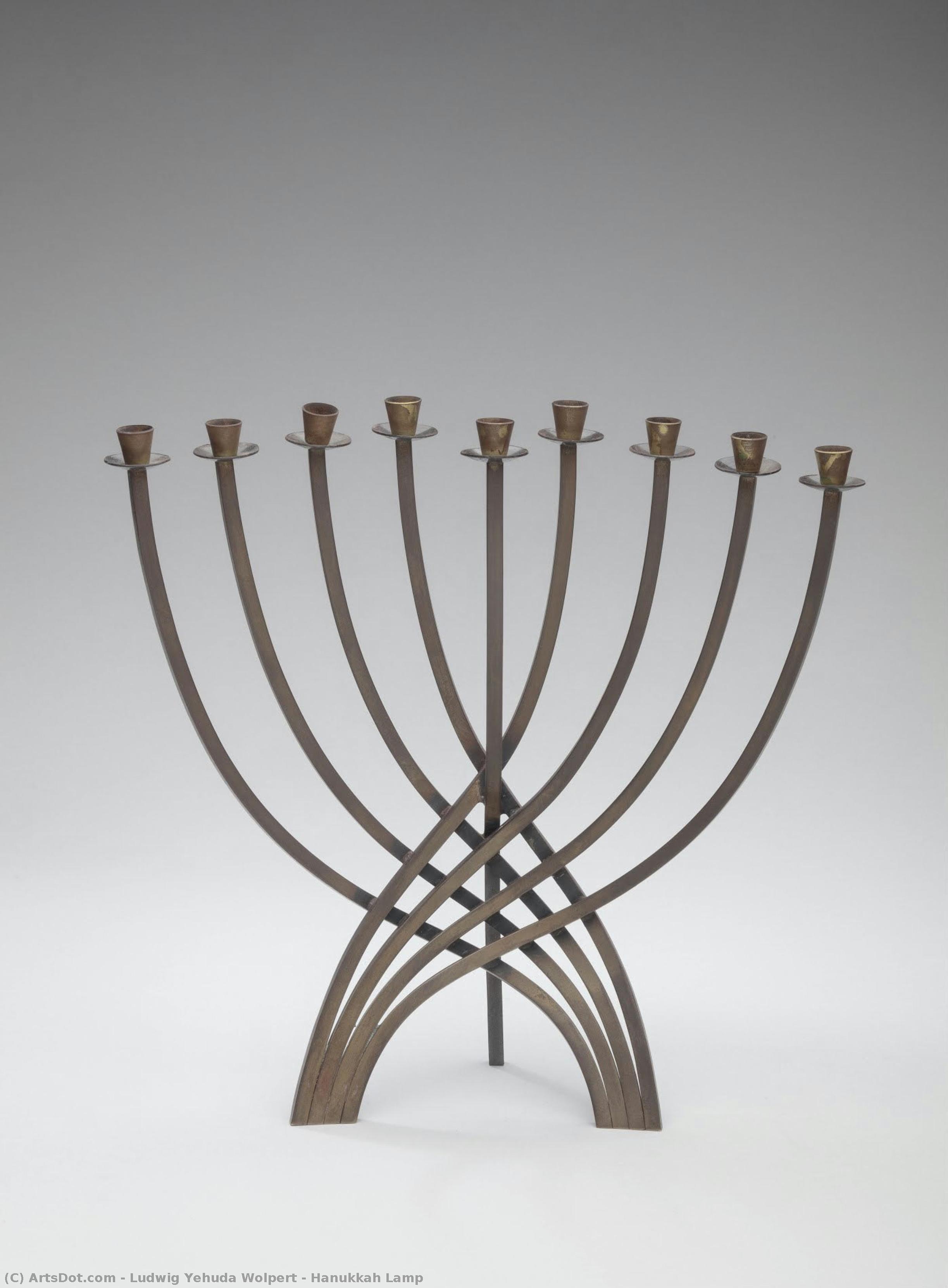 Hanukkah Lamp — Ludwig Yehuda Wolpert