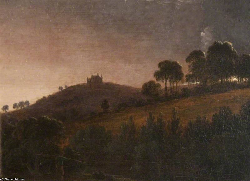 St Martha's From Mr Devis's House At Albury, Surrey — Anthony Devis