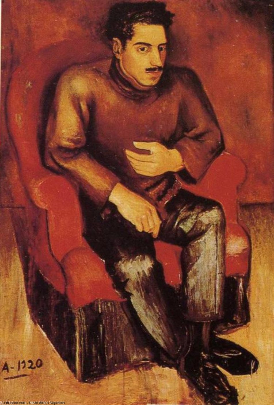 Amado De La Cueva — David Alfaro Siqueiros