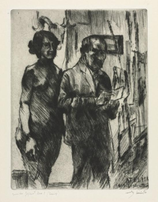 In The Studio — Lovis Corinth