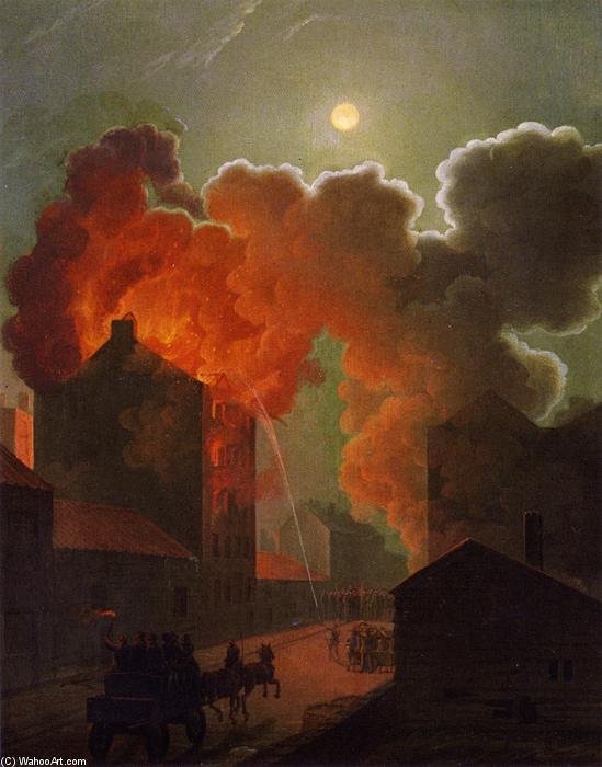 A Fire In Boston By Midnight — Robert W. Salmon