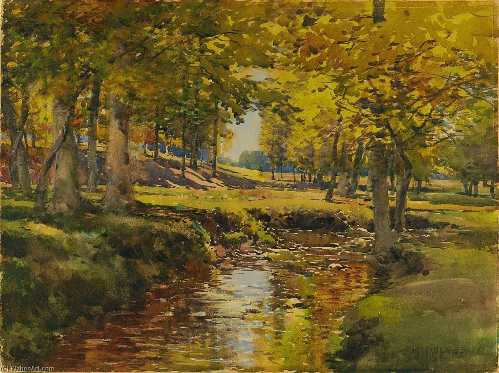 Autumn In The Meadow Edge — William Henry Holmes
