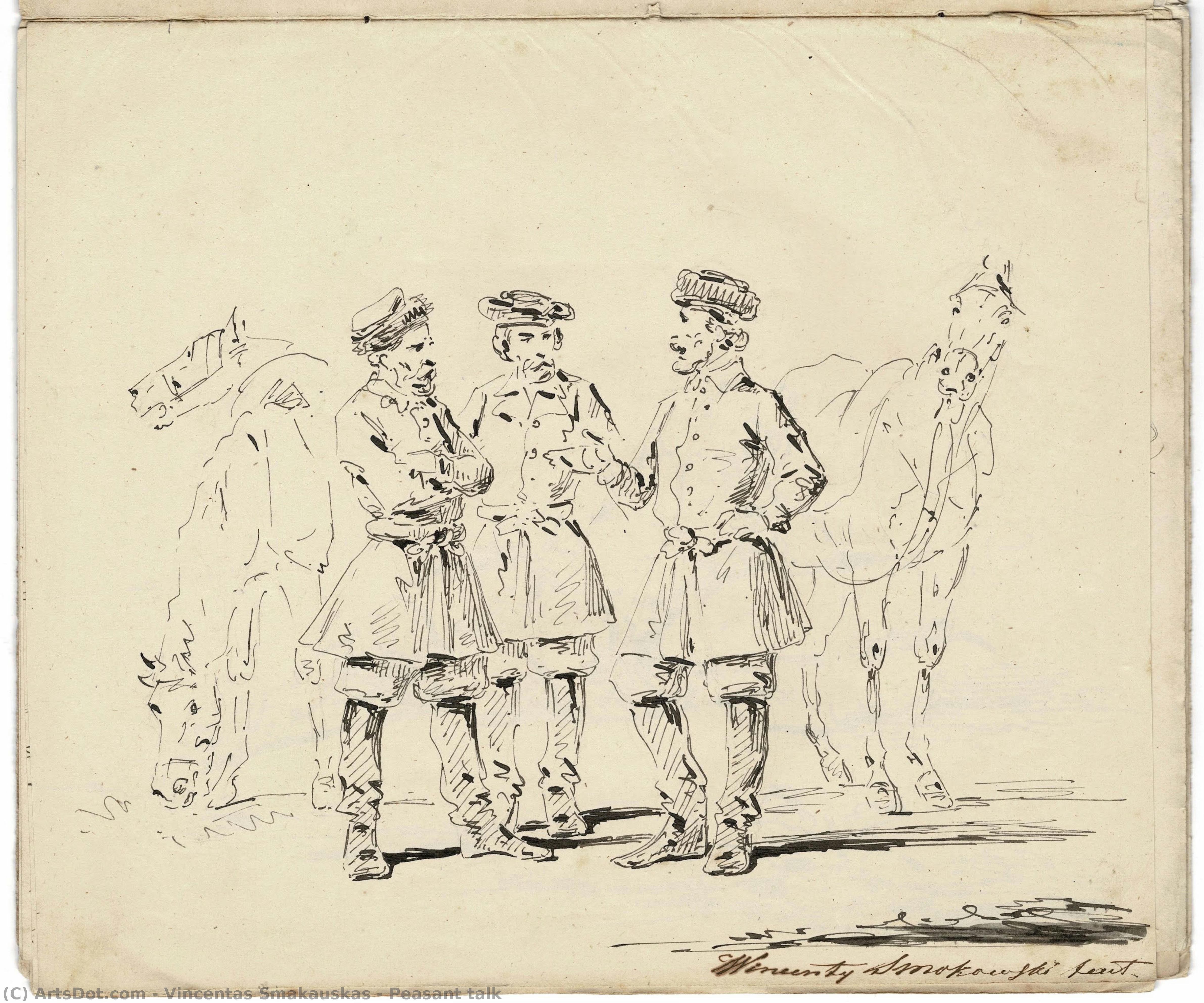 Peasant Talk — Vincentas Smakauskas
