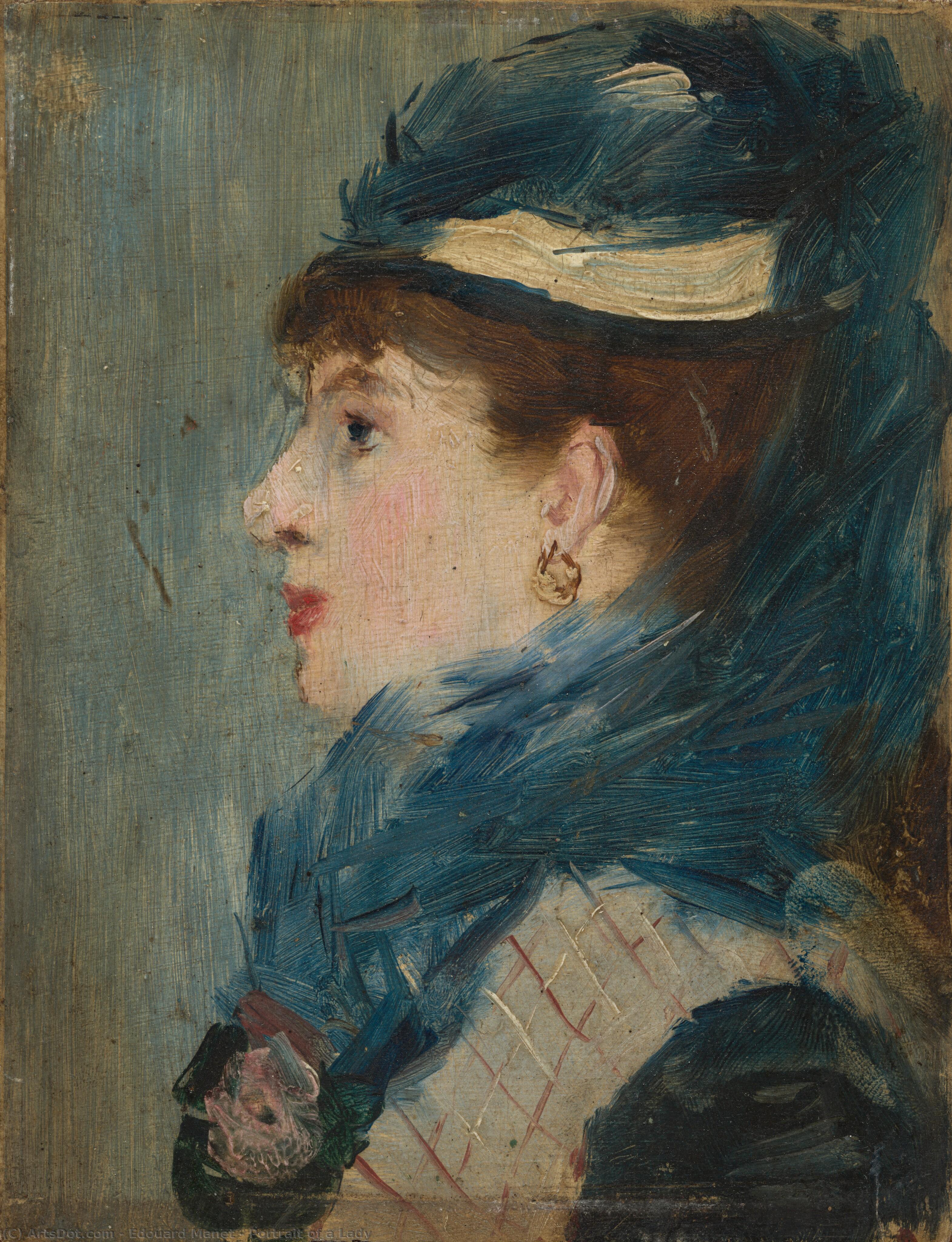 Porträt Einer Dame — Édouard Manet