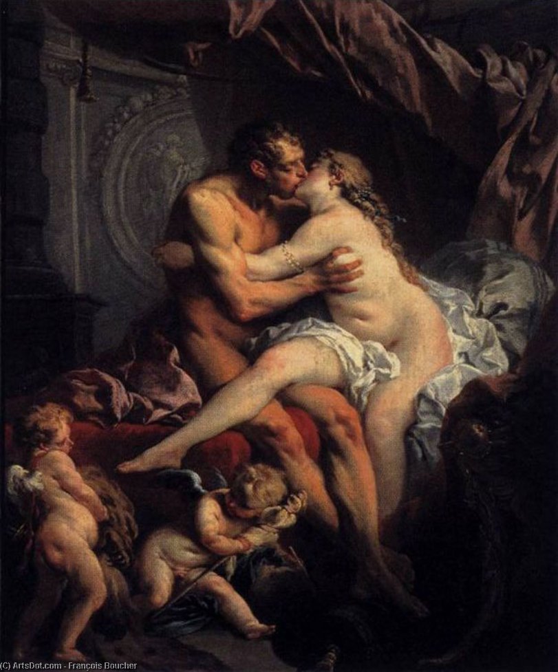 Hercules And Omphale — François Boucher