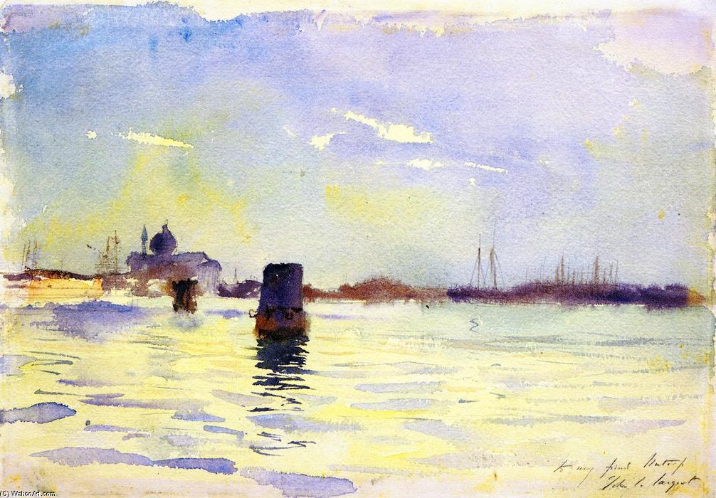 On The Lagoons, Venice (also Known As View From The Bacino, S. Giorgio Maggiore To The Left, Venice) — John Singer Sargent