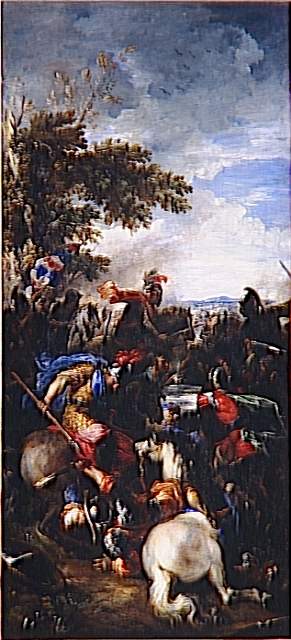 Charge De Cavalerie Avec Cavalier Renverse — Joseph Parrocel