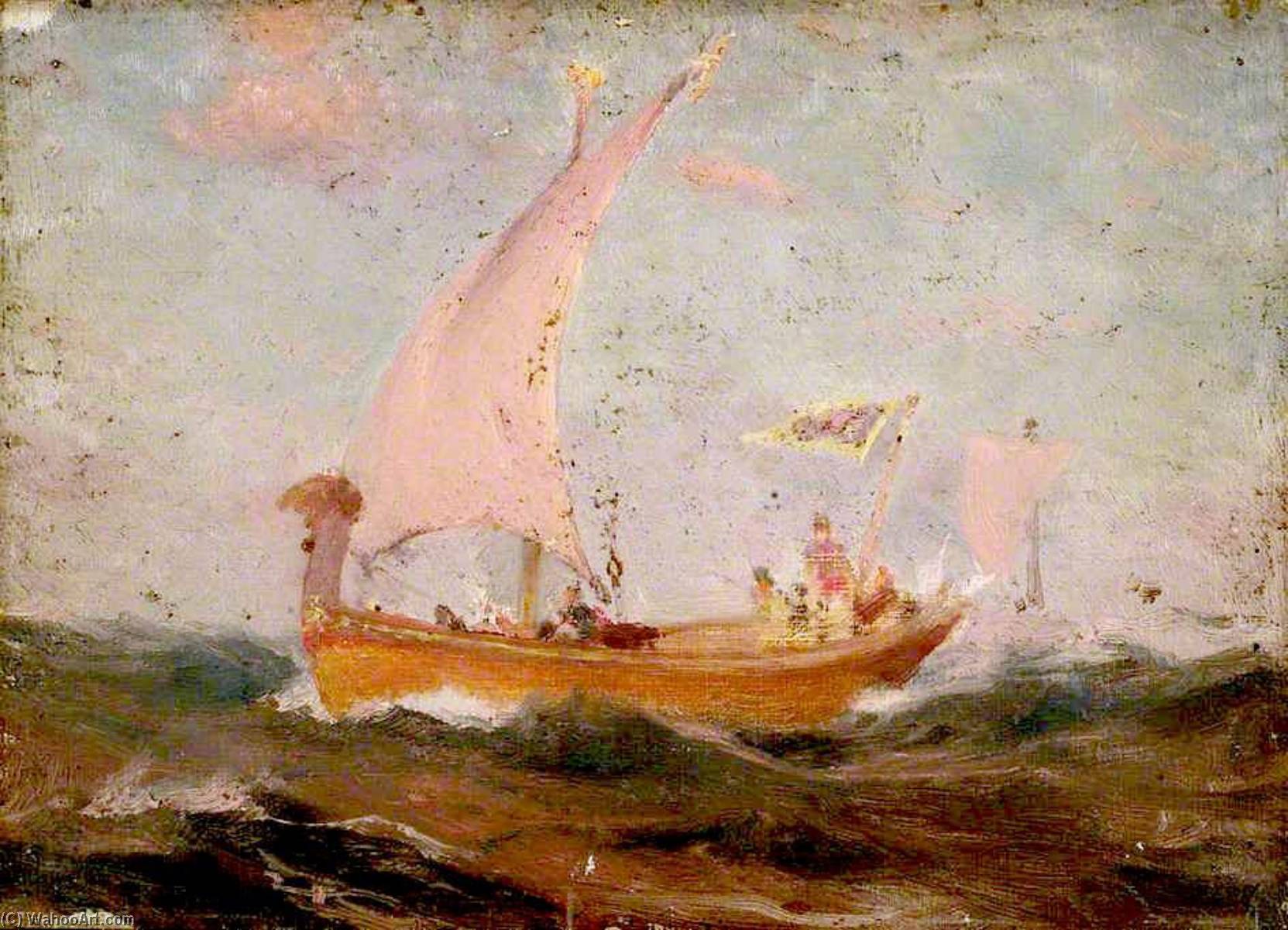 A Mediaeval Sailing Barge — John Fraser