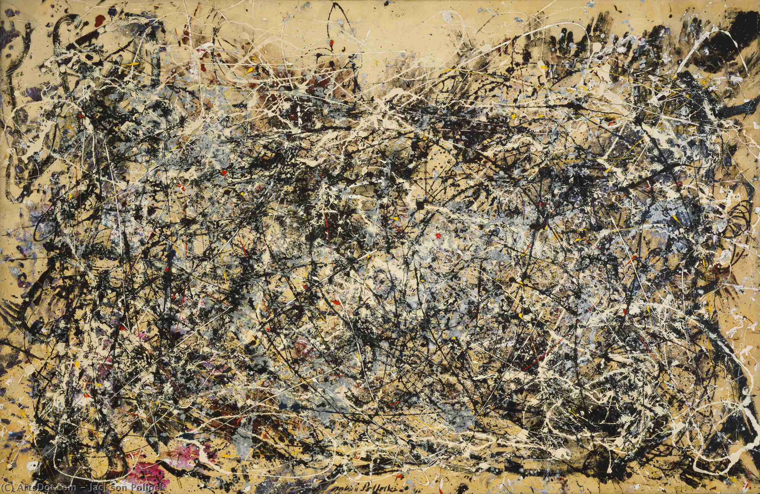 编号1，1949 — 杰克逊·波洛克 (jié K逊·bōluòkè)