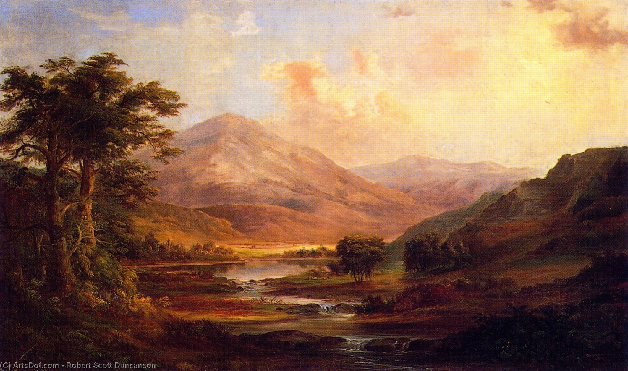 Scotch Landscape — Роберт Сeldън Данкасън