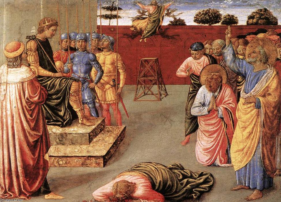 Fall Of Simon Magus — Benozzo Gozzoli