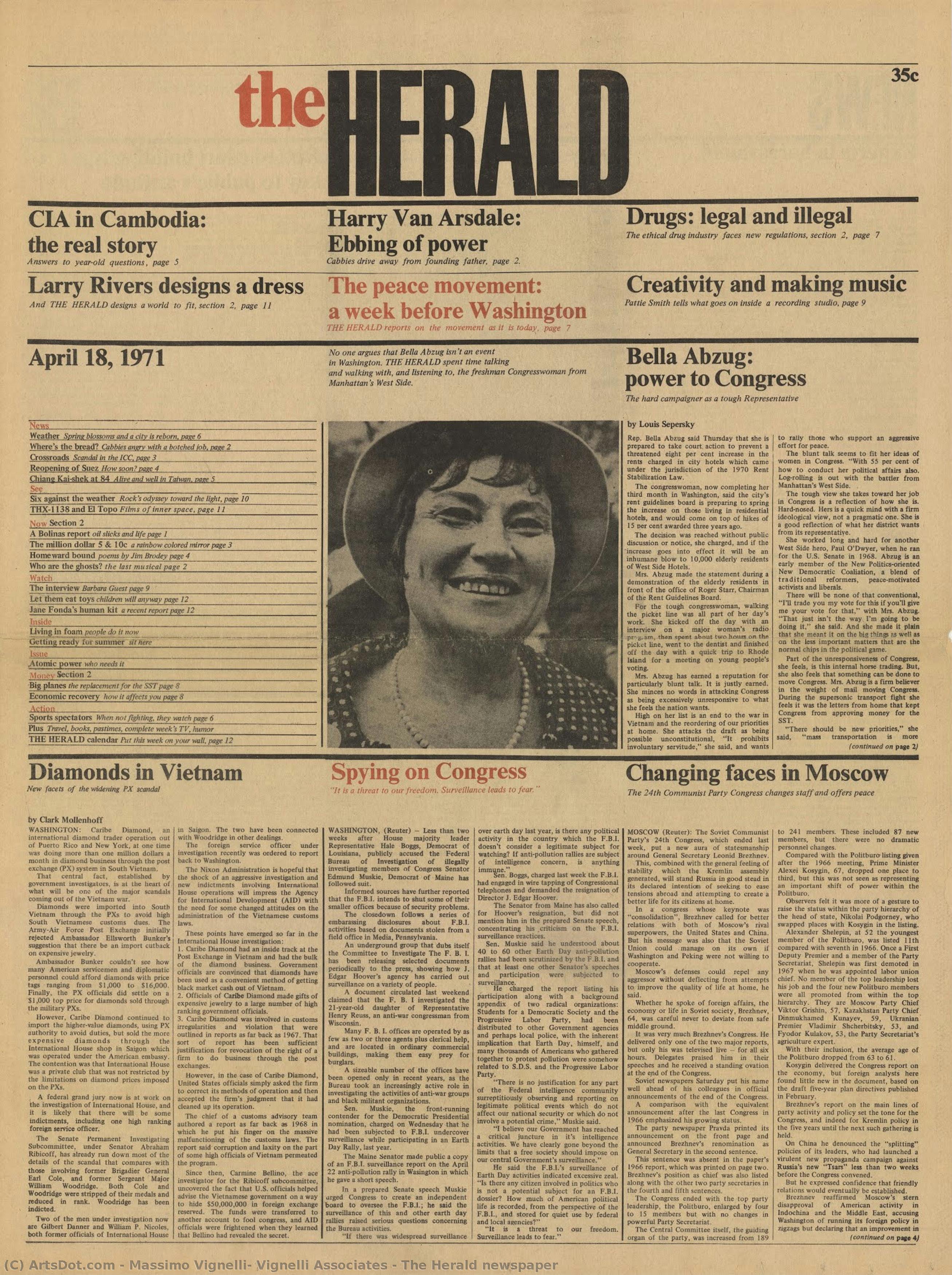 The Herald Newspaper — Massimo Vignelli, Vignelli Associates