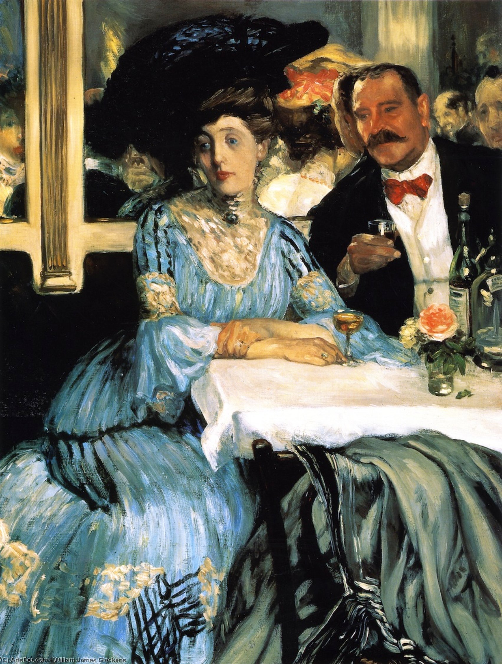 Chez Mouquin — William James Glackens