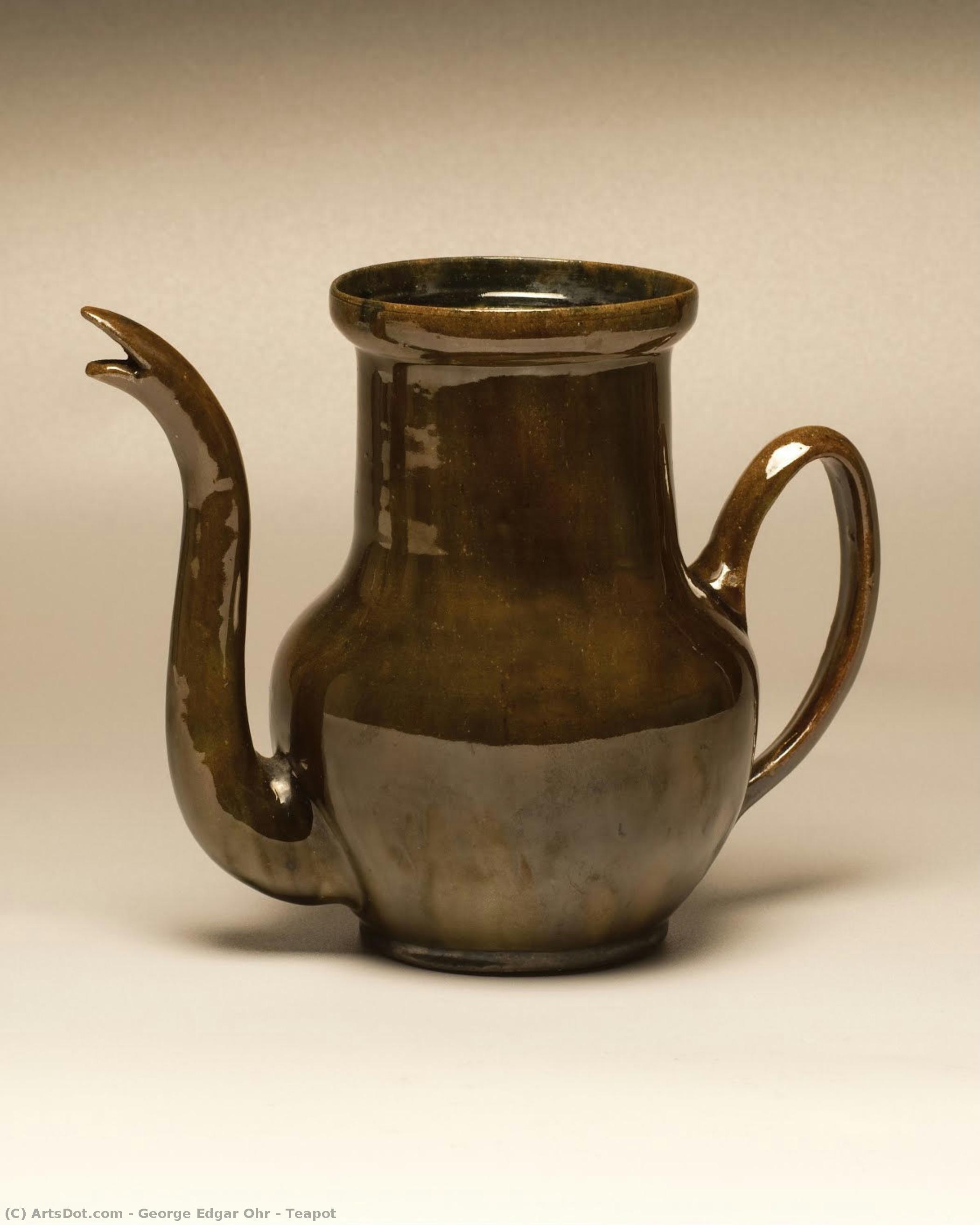 Teapot — George Edgar Ohr