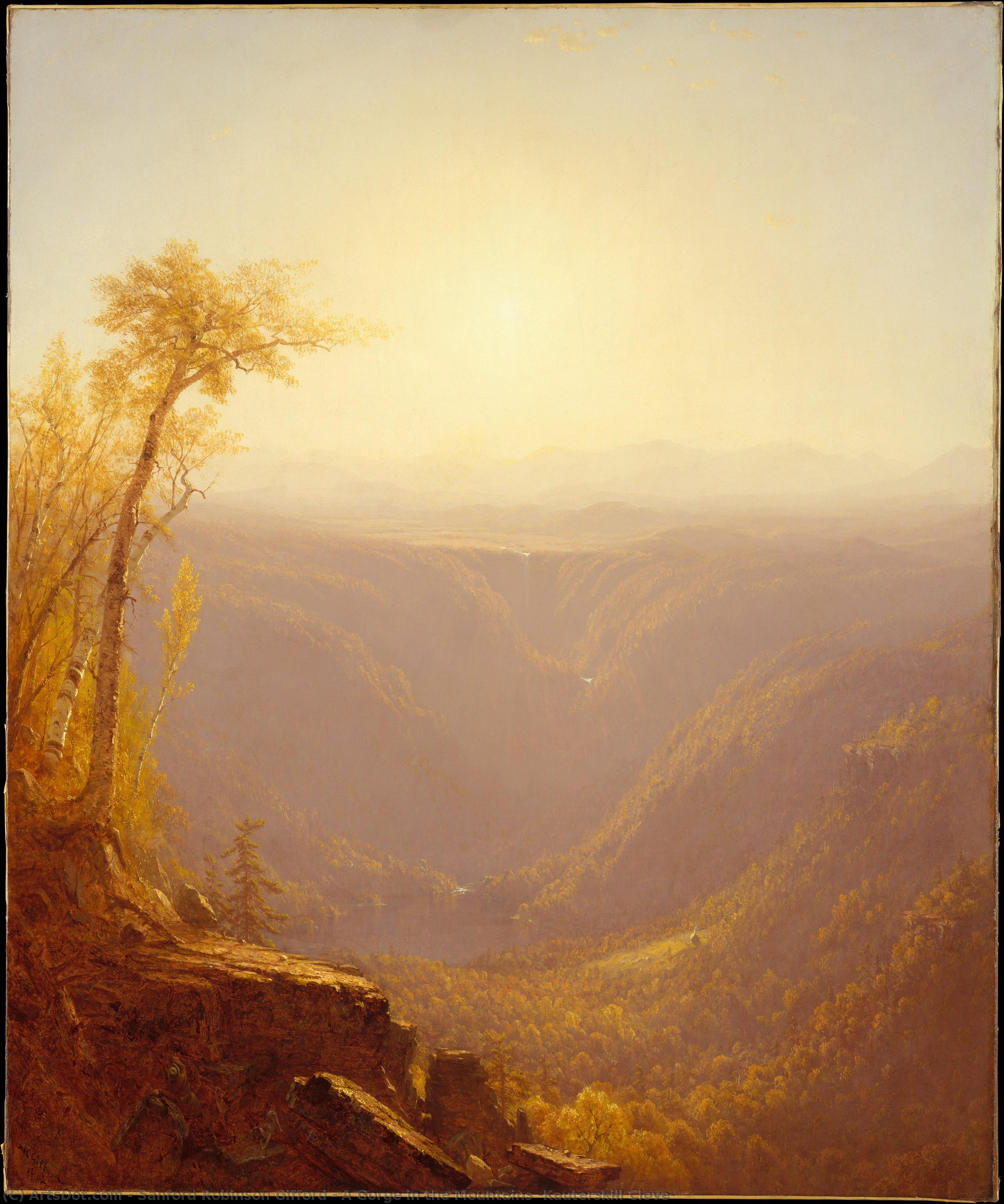 Un Desfiladero En Las Montañas (kauterskill Clove) — Sanford Robinson Gifford