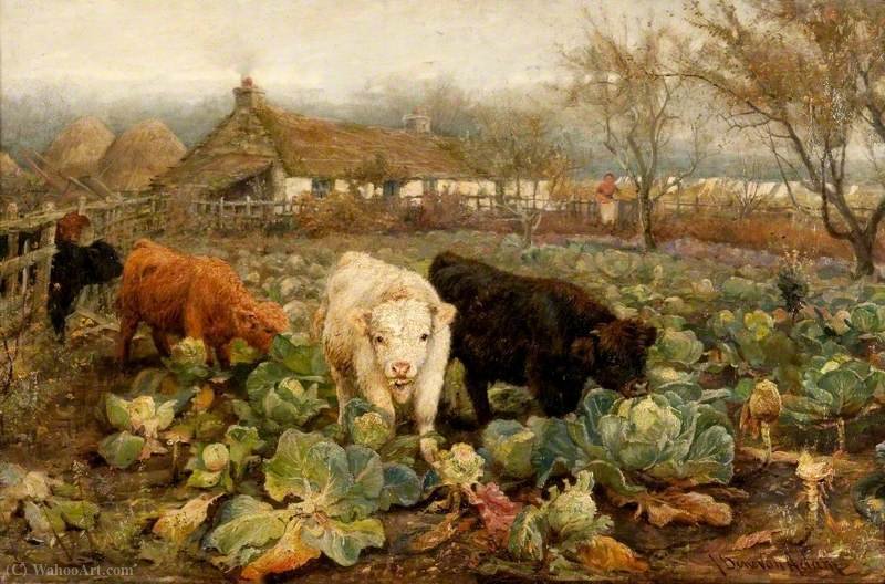 Calves In The Cabbage Patch — Joseph Denovan Adam