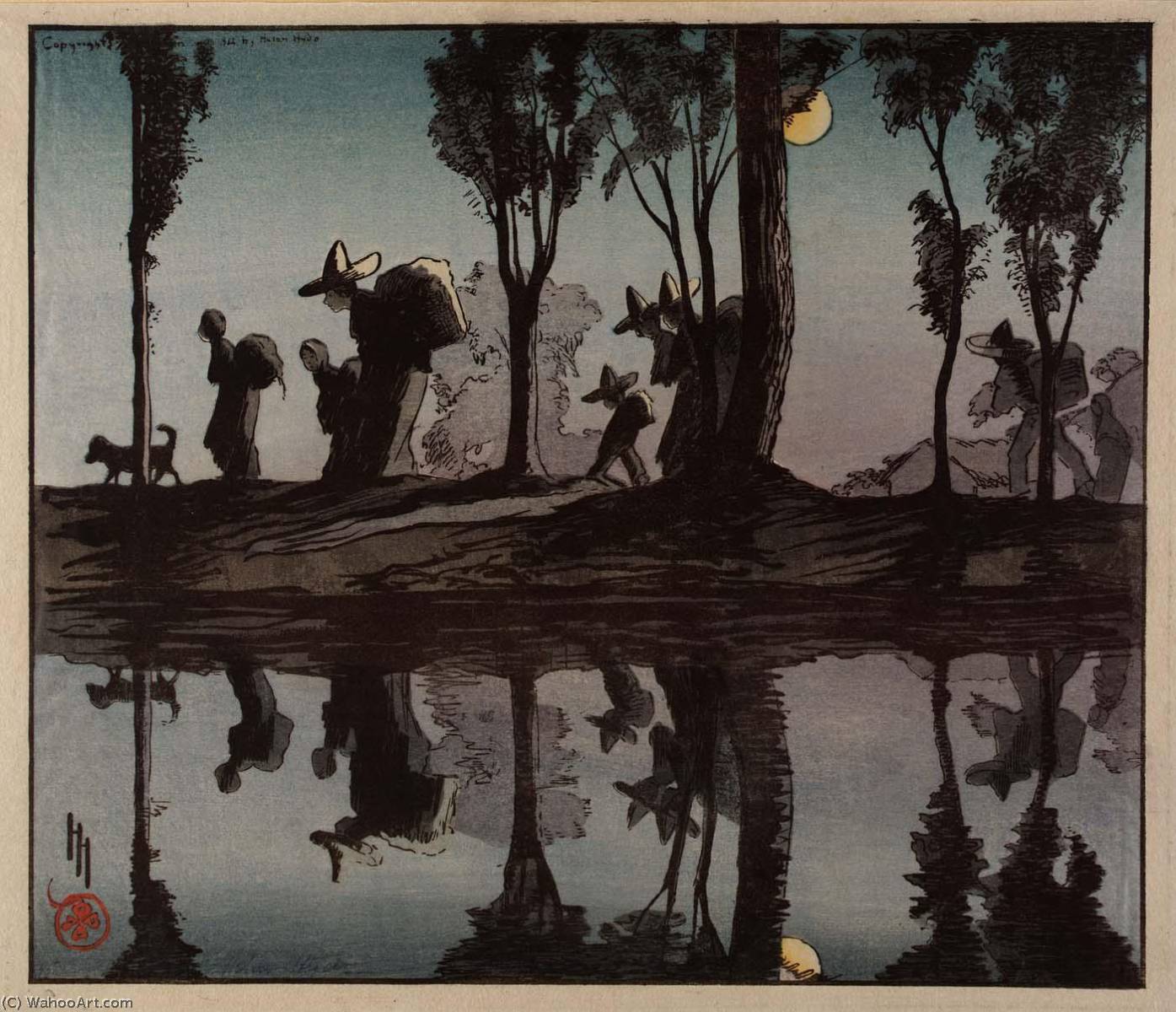 Moonlight On The Viga Canal — Helen Hyde