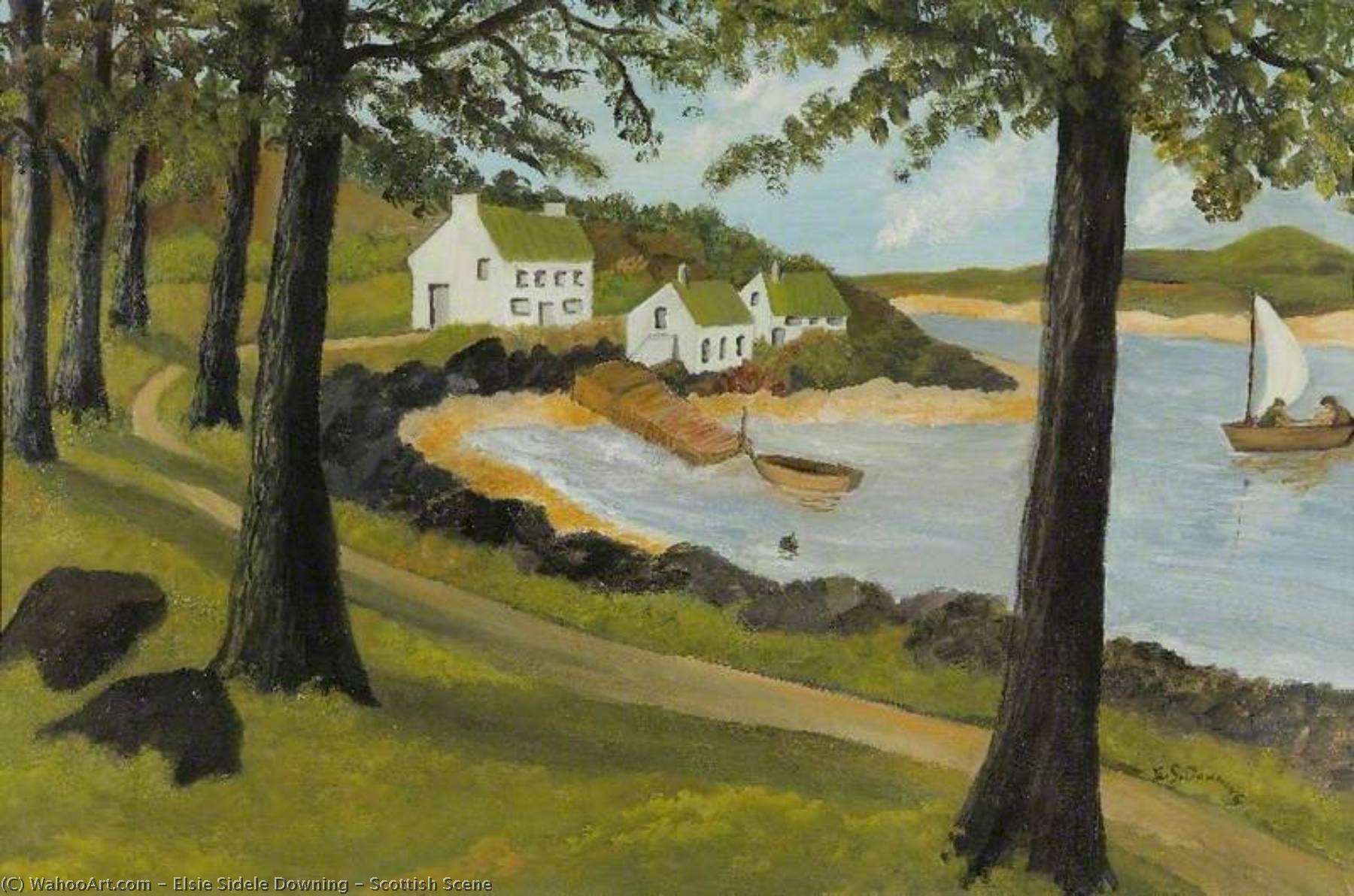 Scottish Scene — Elsie Sidele Downing
