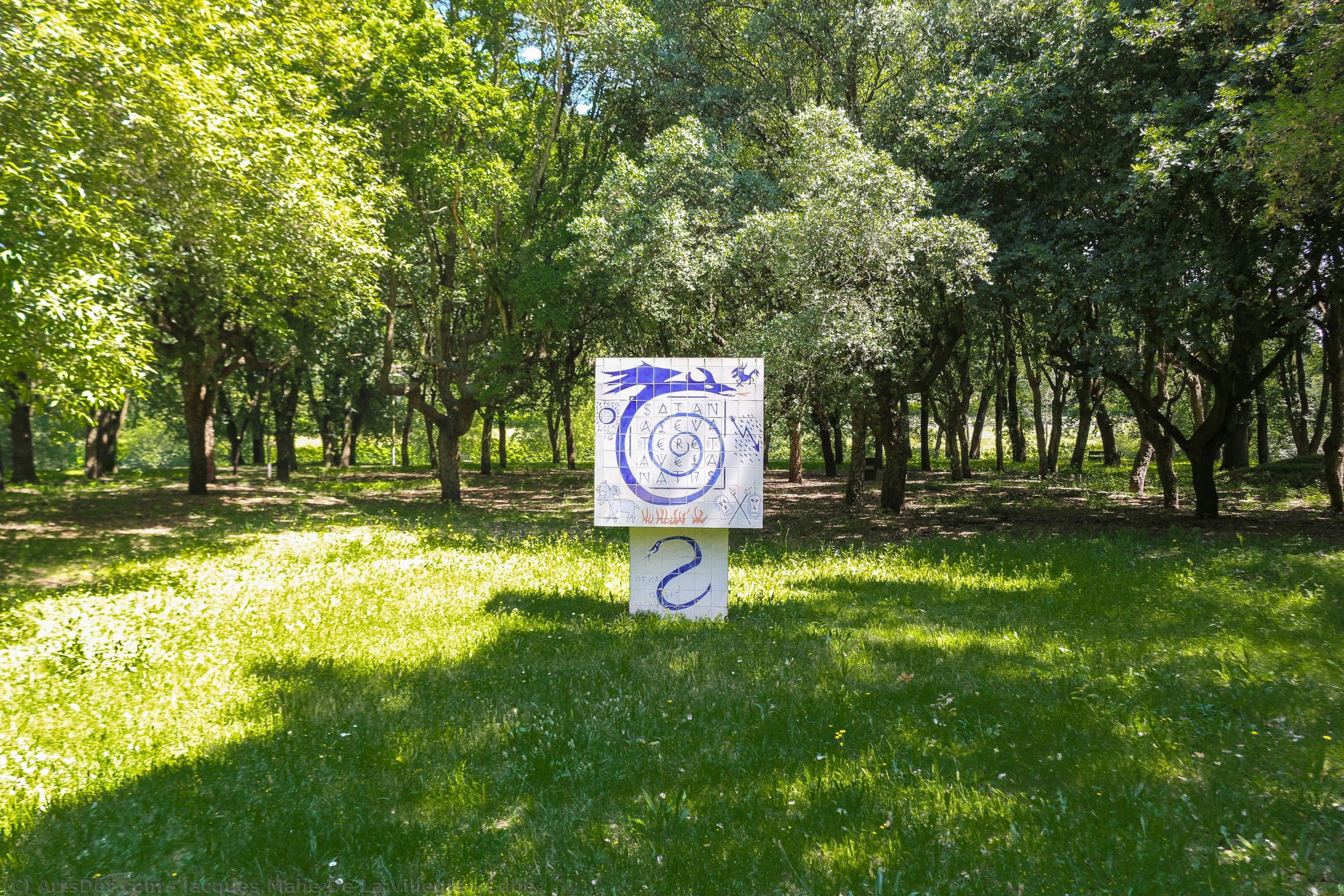 Cube — Jacques Mahé De La Villeglé