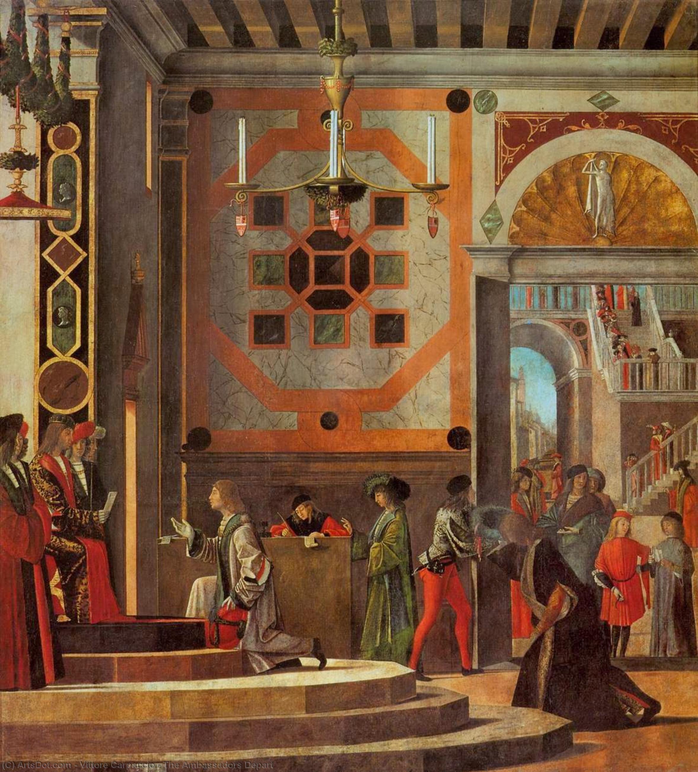 The Ambassadors Depart — Vittore Carpaccio
