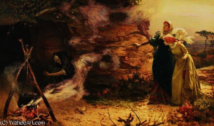 Visit To The Witch — Edward Frederick Brewtnall
