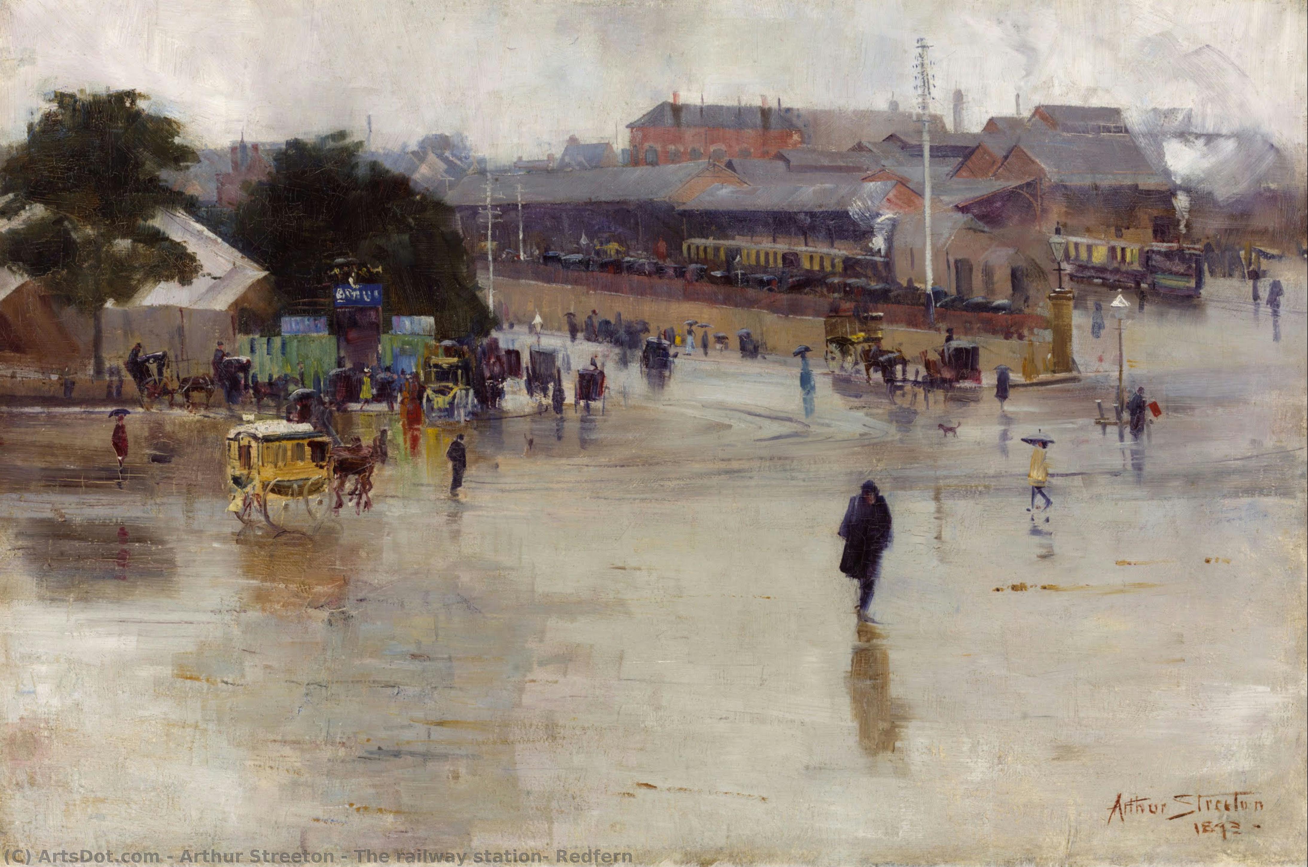 Stacja Kolejowa, Redfern — Arthur Streeton