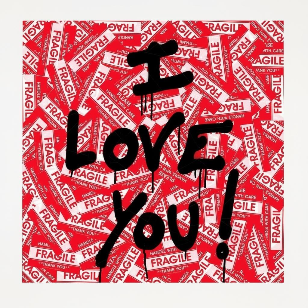 Fragmented Affection: A Visceral Monologue Of Red, White, And Black Chaos — Maxime Delorme