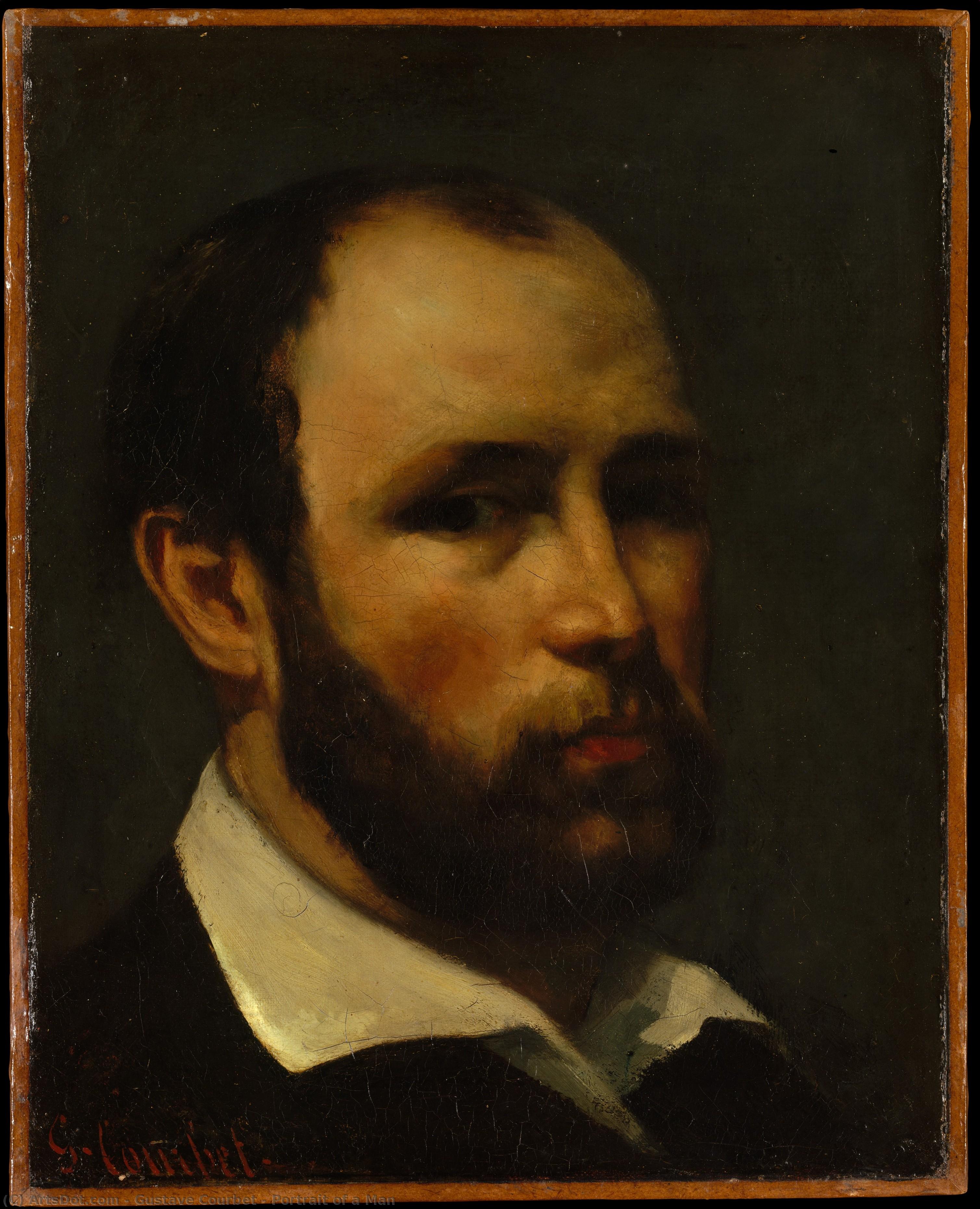 Porträt Eines Mannes — Gustave Courbet
