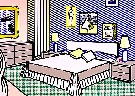 Interior Mit Wasserlilien — Roy Lichtenstein