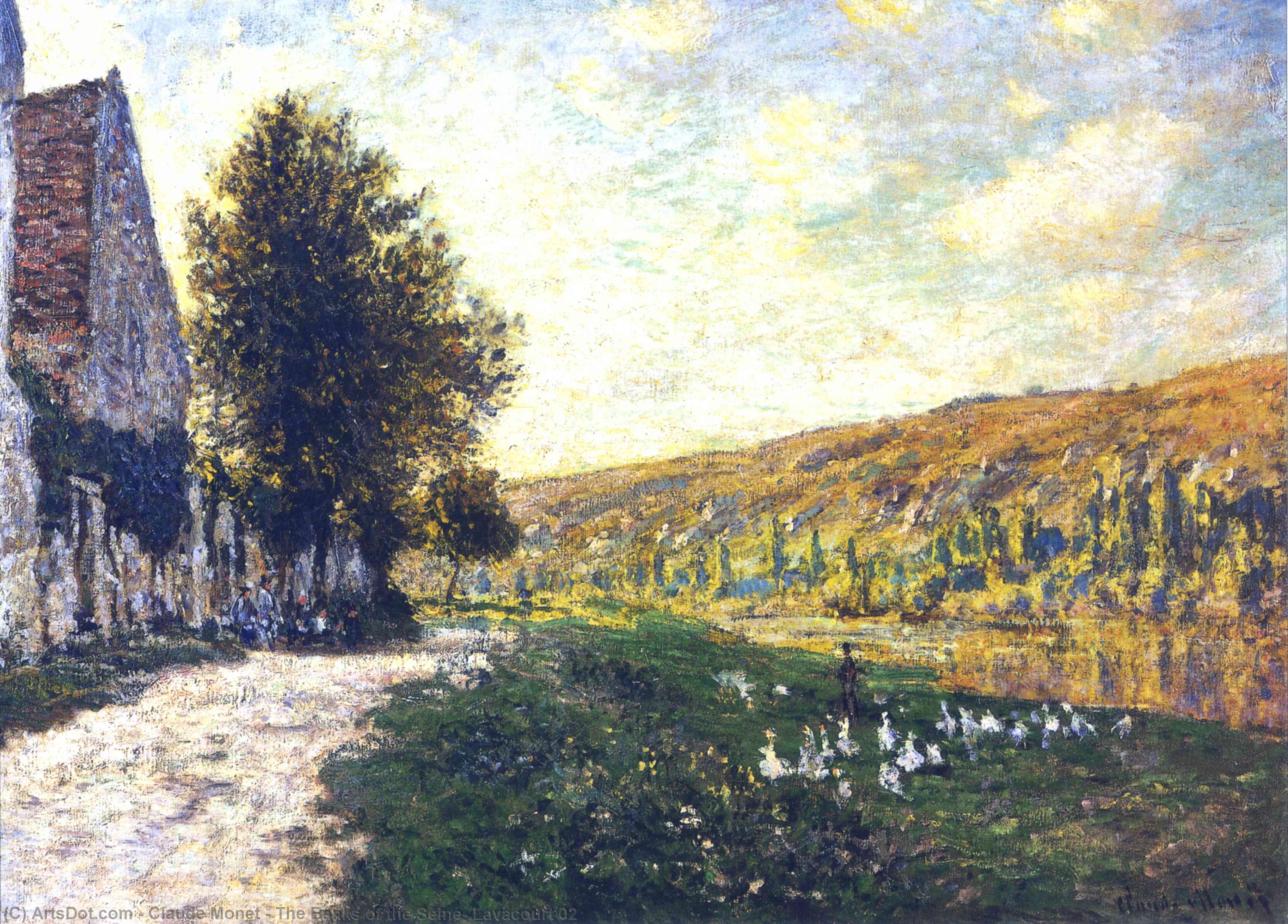 Břehy Seiny, Lavacourt 02 — Claude Monet