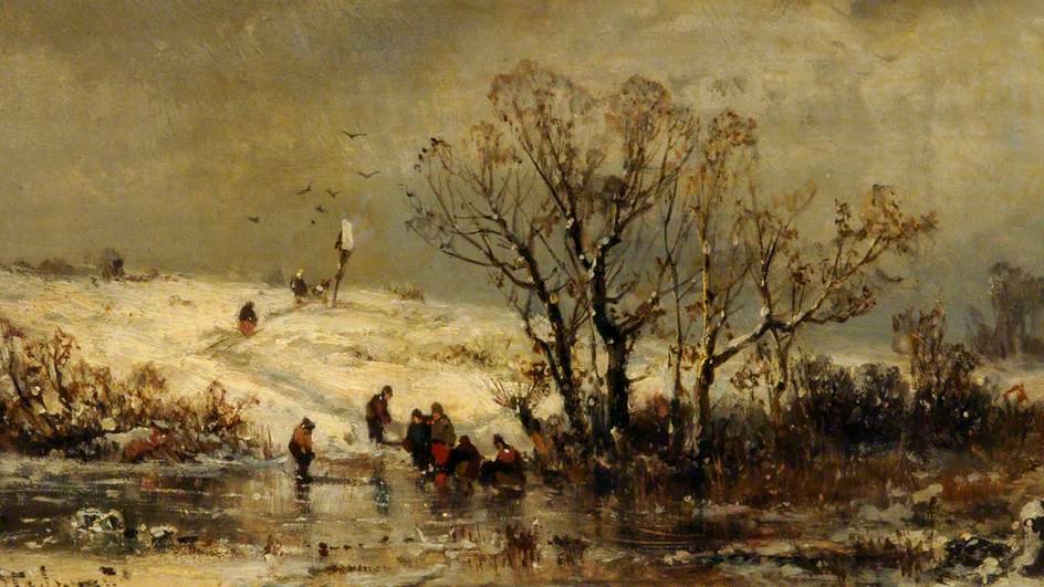 Winter Landscape — Adolf Stademann