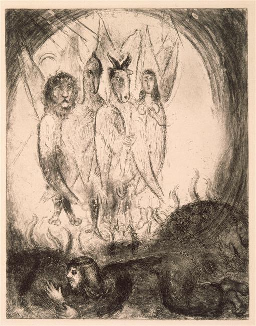 La Visione Di Ezechiele (ezechiele, I, 4-14) — Marc Chagall