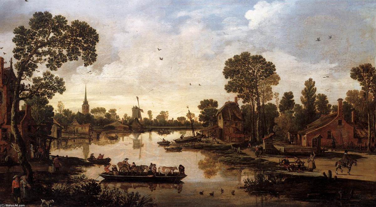 Ferry Boat — Esaias Van De Velde