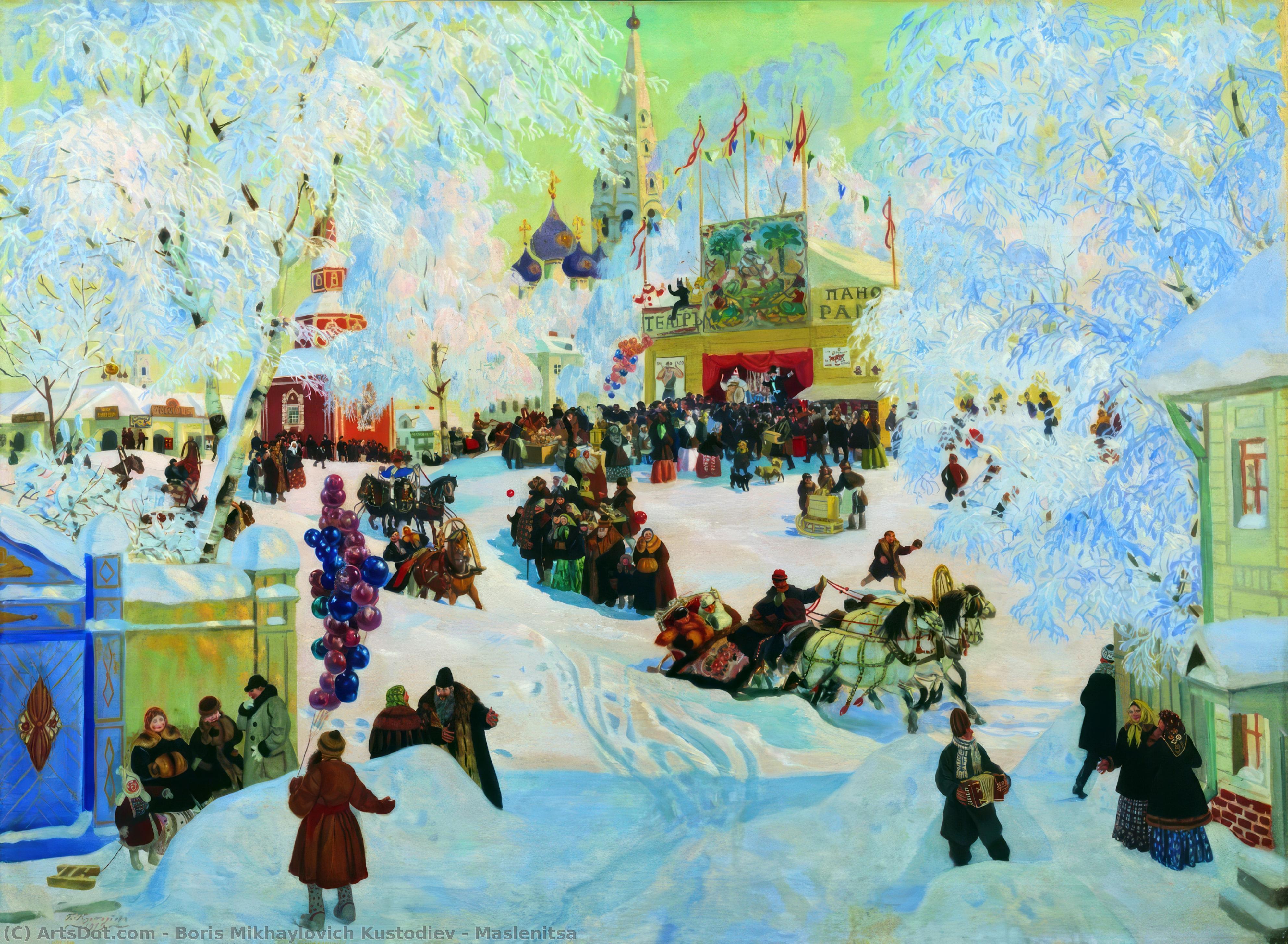 Maslenica — Boris Kustodijev