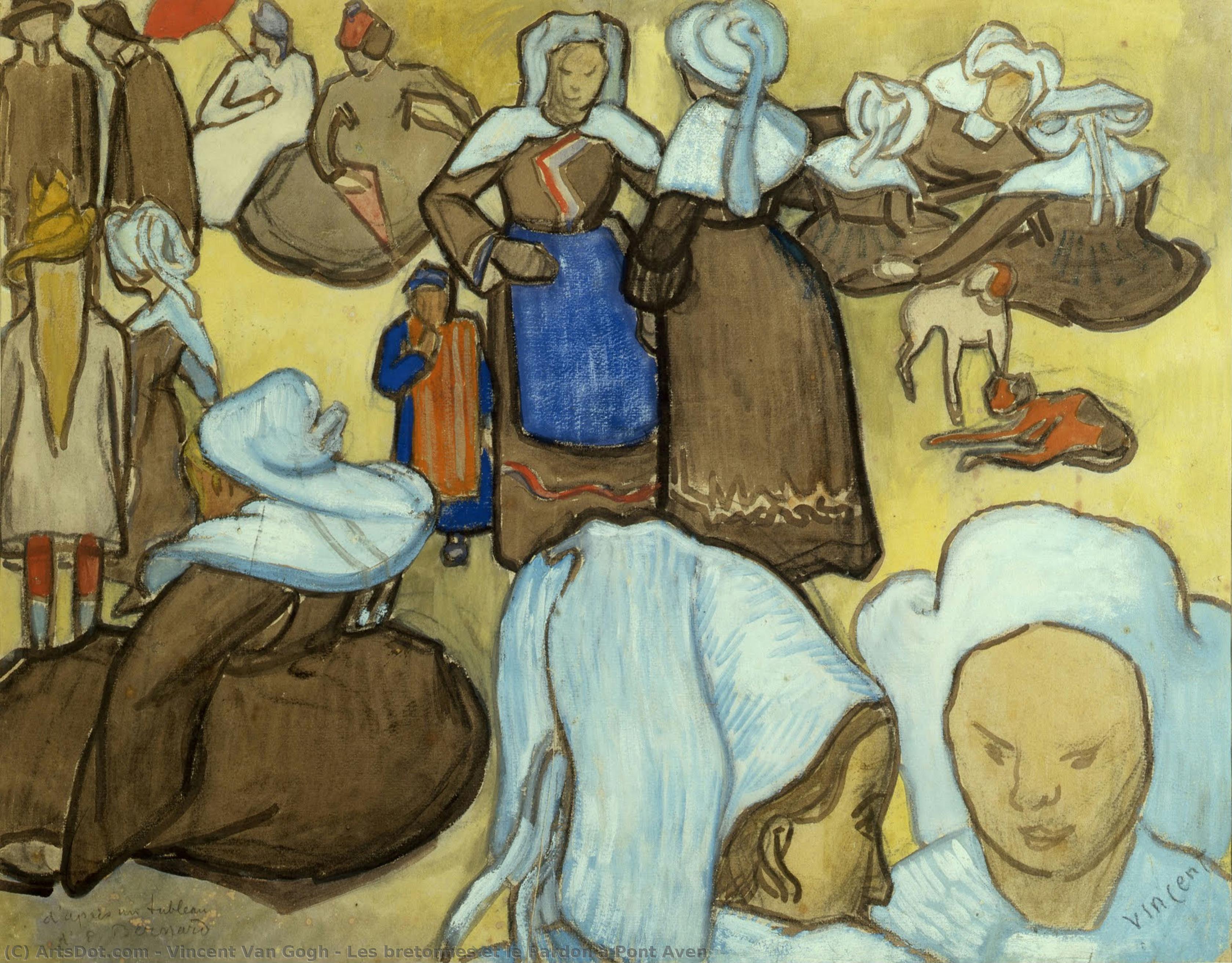 Les Bretonnes Et Le Pardon À Pont Aven — Vincent Willem Van Gogh