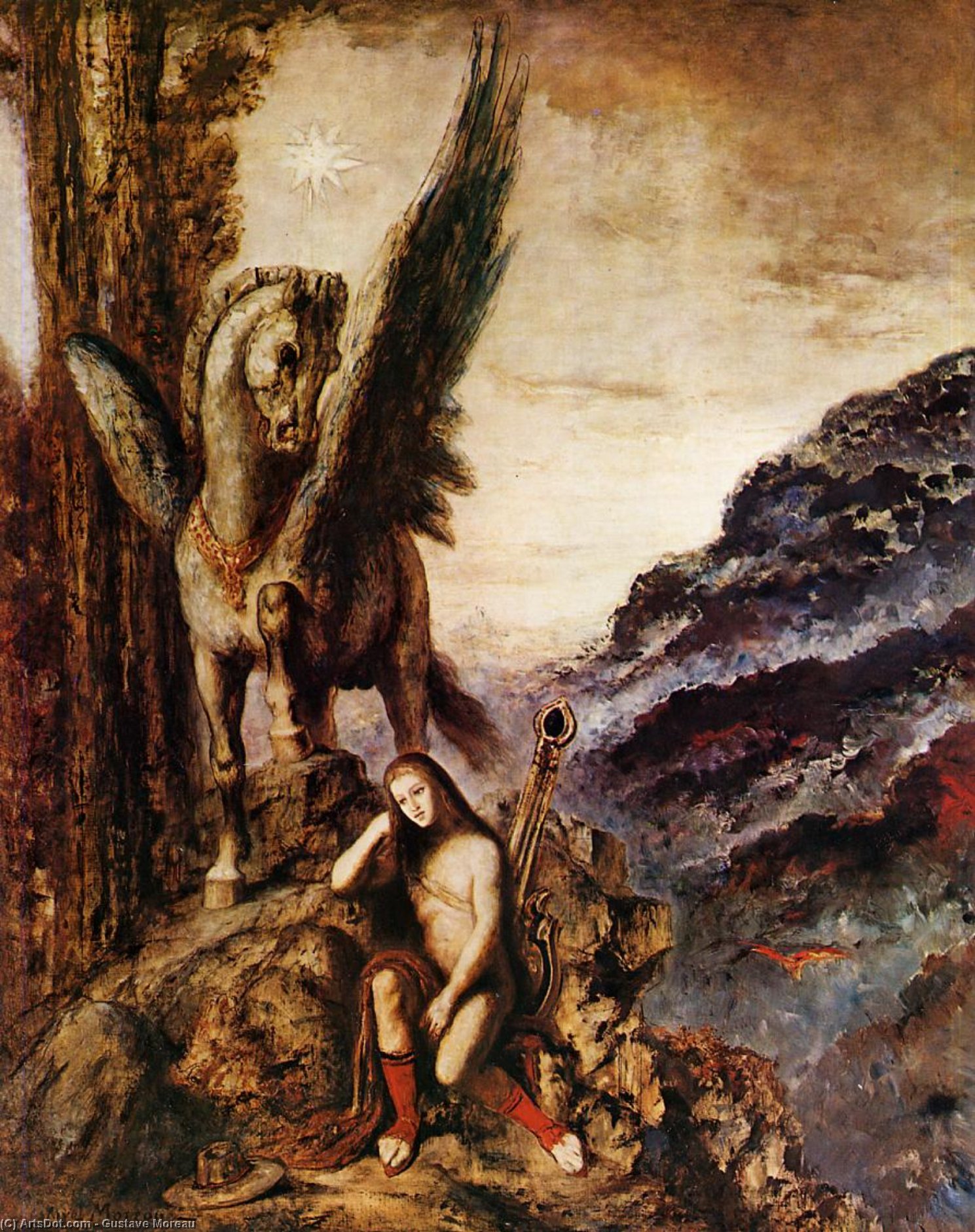 The Poet As A Wayfarer — Густав Мореау