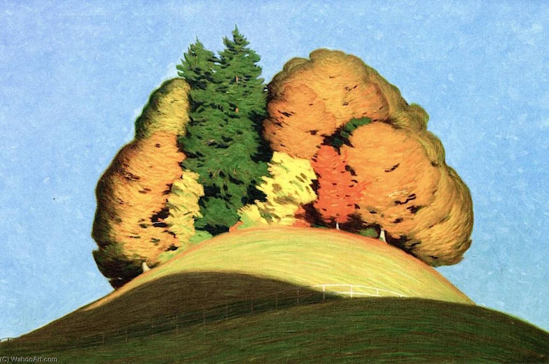 Hill In Autumn — Hans Emmenegger