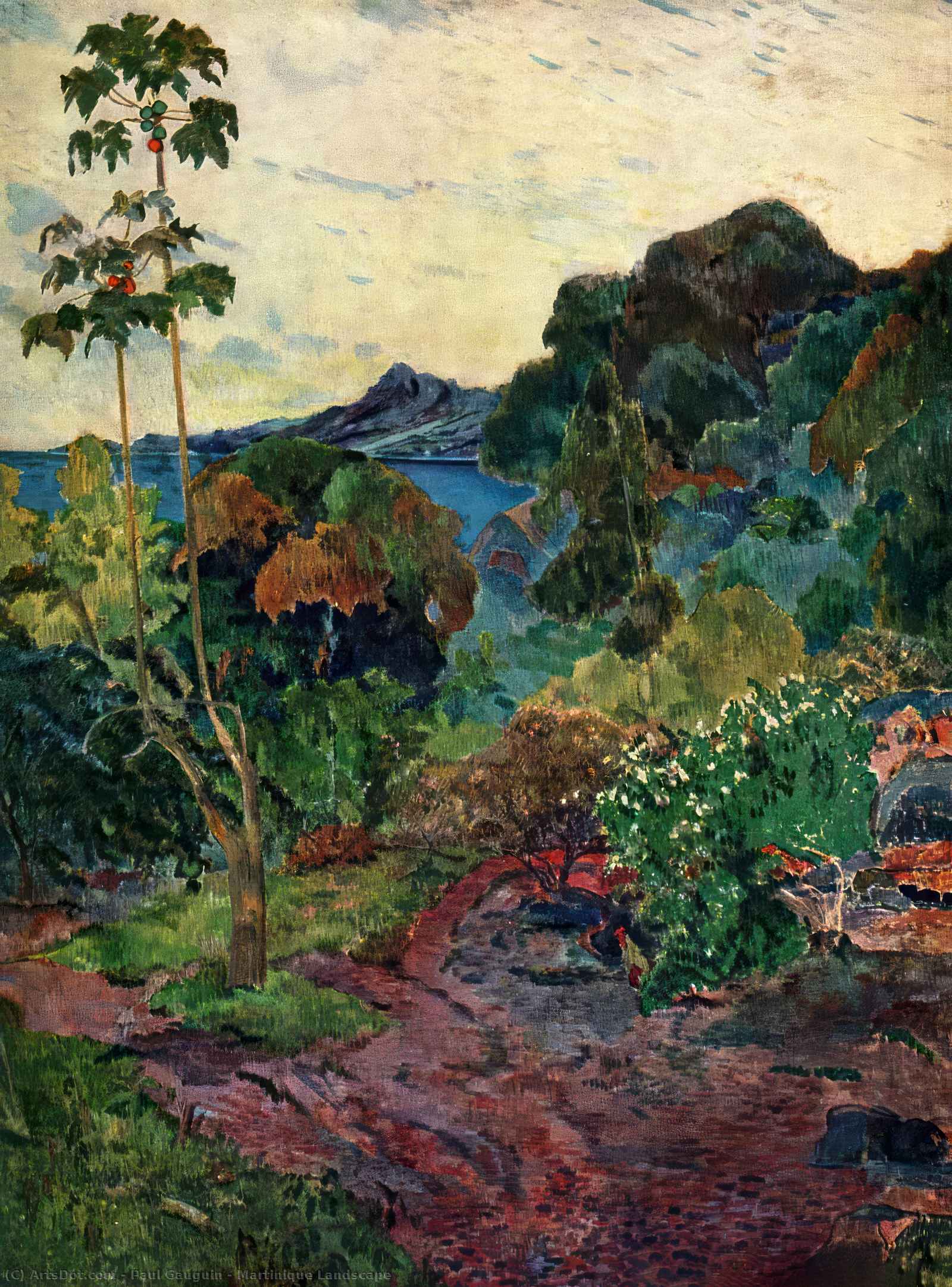Martinique Landscape — Paul Gauguin