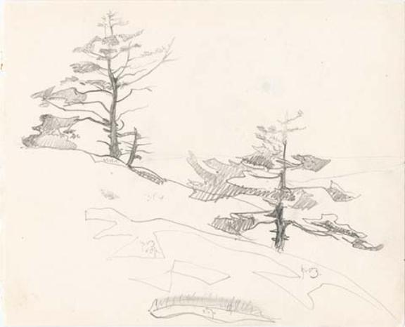 Szkic Monheganu 32 — Nikola Roerich